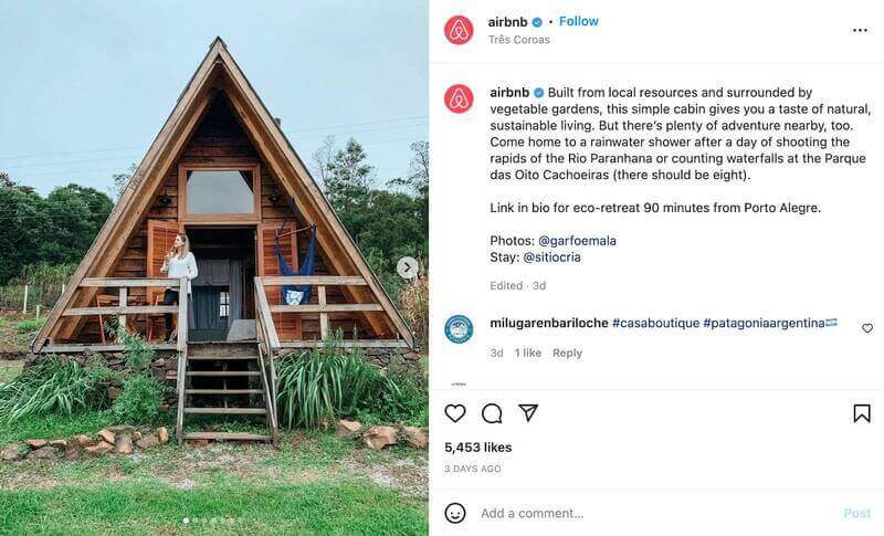 Loyal Fans - airbnb ig post