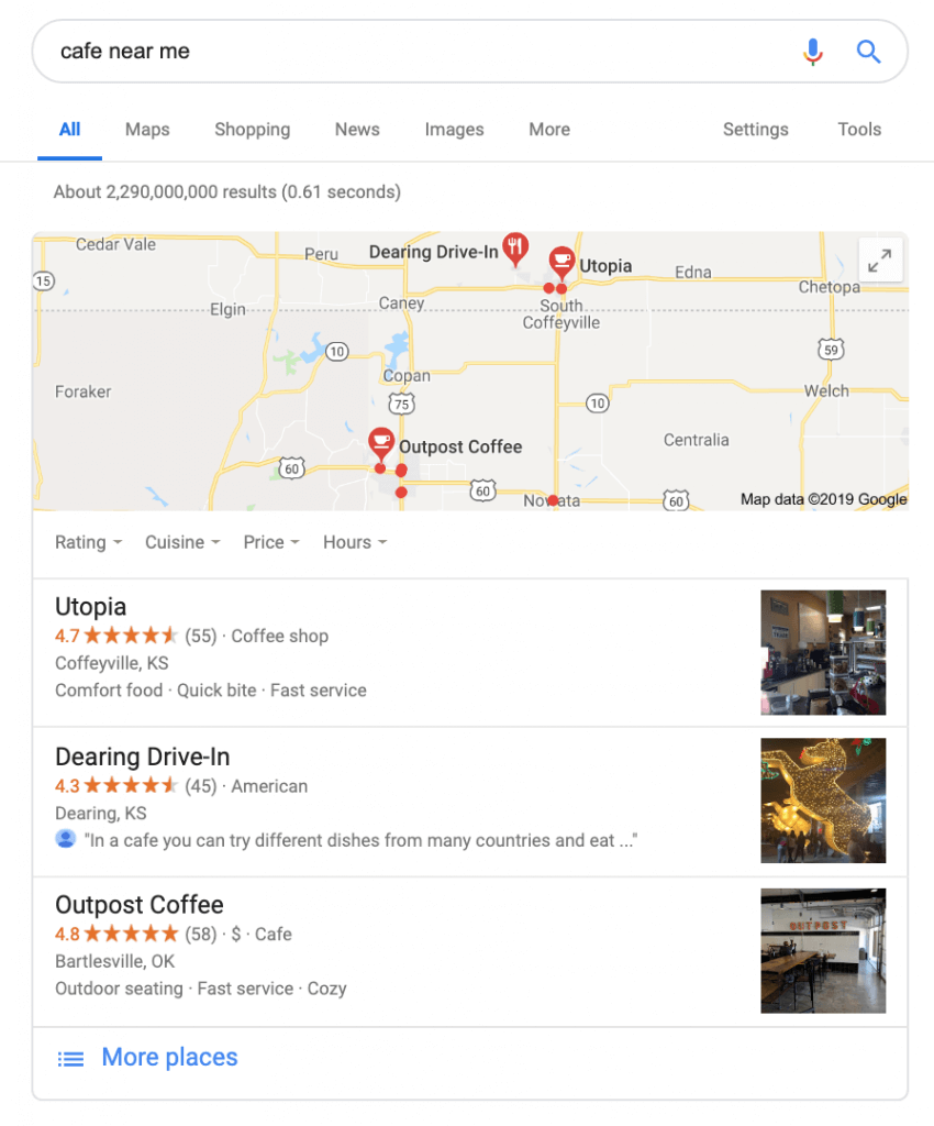 Google Reviews_local pack