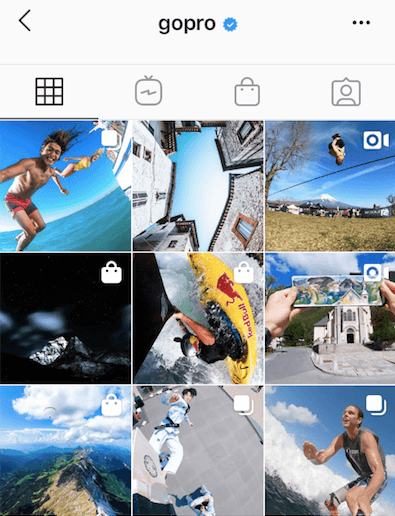 GoPro's Instagram UGC